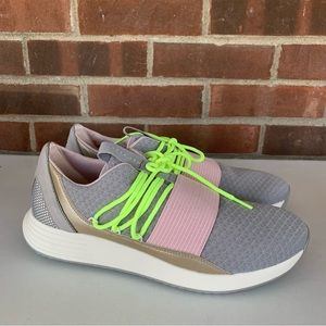 Under Armour Women's Charged Breathe Lace Sneakers MultiColor US 12 M MINT